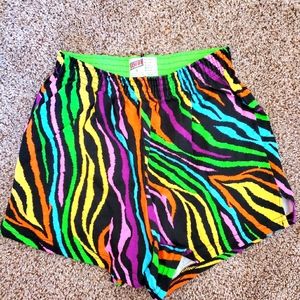 RAINBOW Zebra Shorts